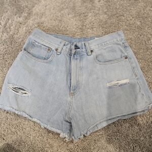 Rag & Bone Light Blue Jean Shorts